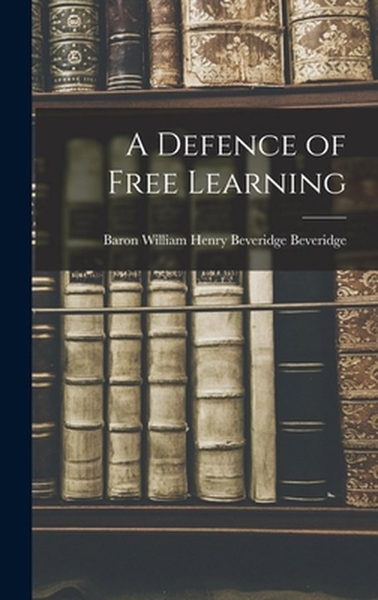 A Defence of Free Learning - cover