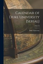 Calendar of Duke University [serial]; 1942/43