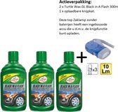 Turtle Wax - TW 52855 GL Black in A Flash 300ml - 3 Stuks - + Zaklamp/Knijpkat