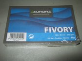 Carte système Aurora 80x130 blanc / pack 100