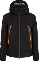 EA7 Technical Padded Jacket  Wintersportjas - Maat L  - Mannen - zwart - oranje