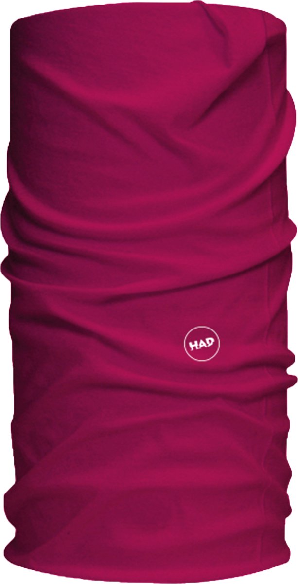 H.A.D. Solid Colours | Berry | Sjaal | Buff | Nekwarmer | Beanie | Accessoires | Outdoor | Te dragen op 8 manieren!
