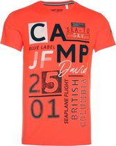 Camp David ® T-shirt met flockprint