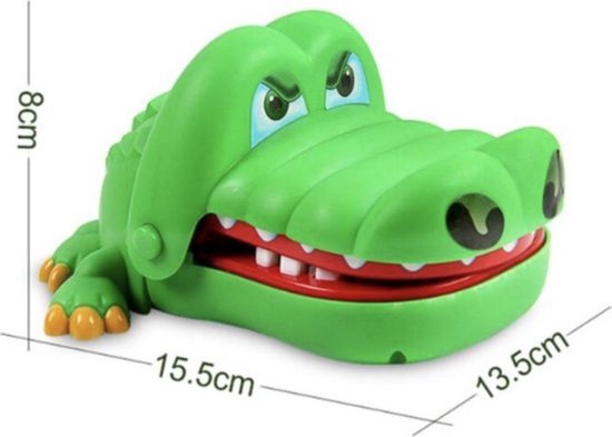 Thumbnail van een extra afbeelding van het spel AR Molitor - Bijtende krokodil - Krokodil met kiespijn - Krokodillen Tandenspel - Drankspel
