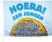 Geboortevlag Hoera een jongen