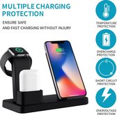 3-in-1 Draadloze Apple, Android universele C&O Wireless Oplader - Universele Wireless Charger voor iPhone, iWatch en Airpods Pro - Ook voor Android telefoons - USB-C Quick Charge L