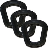 Oxid7® 2 stuks zwart reserveafdichting afdichting voor metalen jerrycan metalen jerrycan jerrycan en tuit Oval