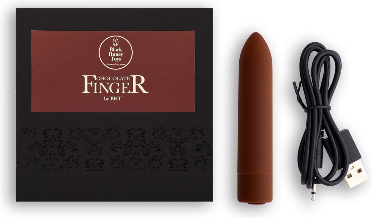 Goedkoopste Black Honey Toys -Chocolate Finger by BHT - bruin
