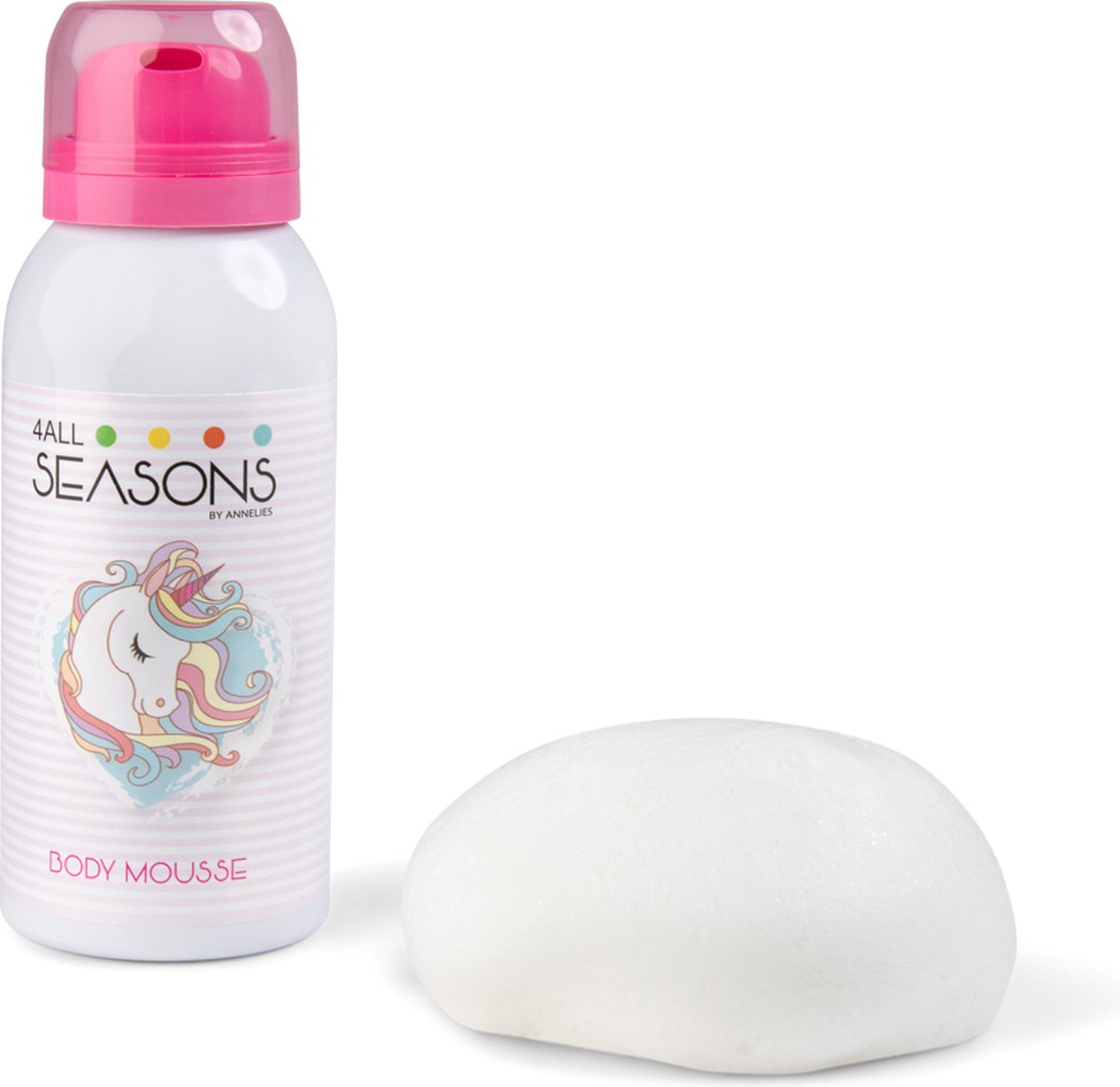 4All Seasons - Body Mousse voor kinderen - unicorn