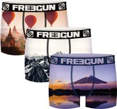 Freegun boxershorts microvezel | 3-pack heren boxershorts | MAAT XXL | Trio Bergen