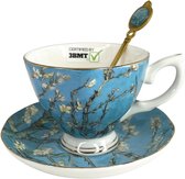 3BMT - Koffiekopje met Oor en schoteltje - Van Gogh - Amandelbloesem