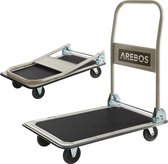 AREBOS Platformwagen - Plateauwagen - Transportwagen Inklapbaar - Transportkar 150 kg