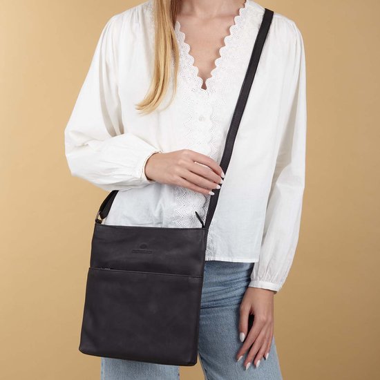 Micmacbags Malmö High Schoudertas Zwart