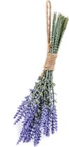 Kunstbloem bundel lavendel blauw 24 cm