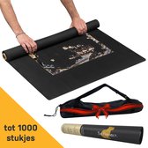 The Friendly Puzzelmat 1000 stukjes voor Legpuzzel – Puzzelplaat - Puzzel opbergsysteem - Portapuzzle de Luxe - Puzzelmap 1000 stukjes - Puzzelkoffer - Puzzelrol - 60x100cm