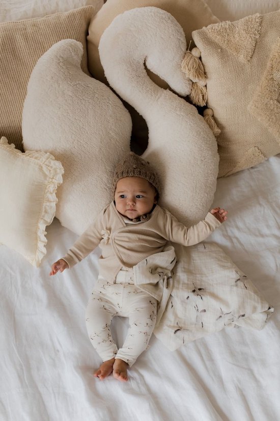Voedingskussen voor Baby - Harten Wit