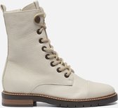 Linea Zeta Veterboots beige Leer - Dames - Maat 41