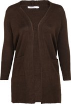 Paprika Dames Halflange cardigan met zakken - Trui - Maat 48