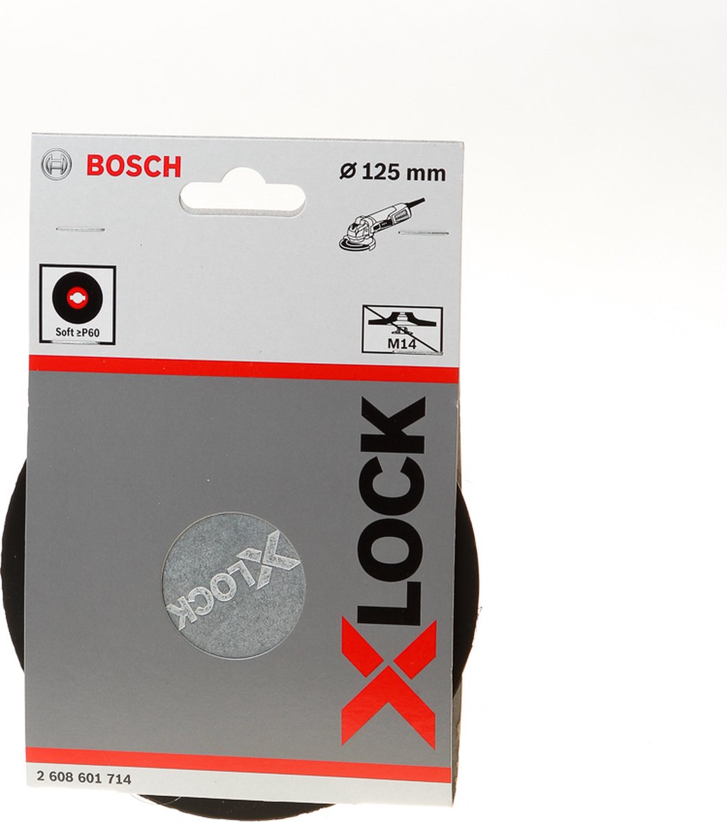 Bosch 2608601714 x-lock steunschijf voor fiberschijven - soft - 125mm afbeelding