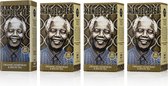 Mandela Tea - Honeybush bio avec Buchu - Coffret cadeau - 1 boîte à thé et 3 boîtes - 80 sachets au total - Super beau cadeau pour les amateurs de thé
