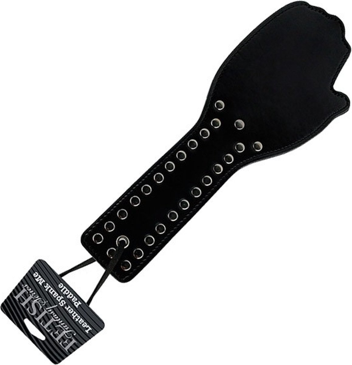 Goedkoopste Fetish fantasy - leren Spank Me paddle - lengte 28,4 cm
