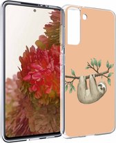 iMoshion Design hoesje voor de Samsung Galaxy S21 - Serious Request - Watercolour luiaard
