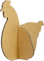 Kartonnen Kip - Cadeau van Duurzaam Karton - Hobbykarton - KarTent