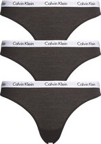 Calvin Klein dames slips (3-pack) - zwart - Maat: S