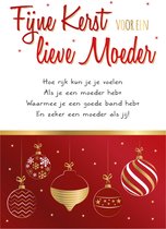 Kaart - Kerst - Intense - Fijne kerst moeder - KIR04-B
