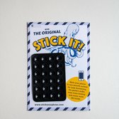 Stickit Zwart - Zuignapsticker - Stick it - Telefoon Plakhoesje - Zuignap Sticker Telefoon Sticker - BlueBirdz