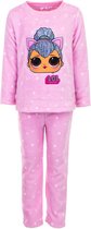 Kinderpyjama - L.O.L Surprise - Fleece - Roze - Maat 110/116