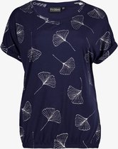 TwoDay dames T-shirt met print - Blauw - Maat L