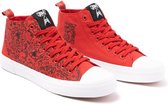 Akedo Jaws Deep Sea Doodle sneakers rood Limited Edition maat 42