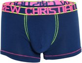 Andrew Christian Almost Naked Cotton Boxer Navy - MAAT M - Heren Ondergoed - Boxershort voor Man - Mannen Boxershort