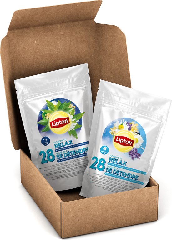 Sachets de thé noir décaféiné Lipton - 72/boîte