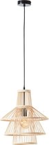 Brilliant lamp, Hartland hanglamp 35cm rotan, 1x A60, E27, 25W, kabel is in te korten / in hoogte verstelbaar