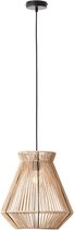 Brilliant lamp, Laraine hanglamp 34cm naturel, 1x A60, E27, 42W, kabel inkortbaar / in hoogte verstelbaar