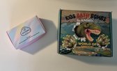Regenboog en Dinosaurus bruisballen set -7 stuks - Rainbow and Dinosaurus Bath bombs - Giftset kinderen - Regenboog Bruisbal - Dinosaurus bruisbal - Bruisballen voor kinderen – Reg