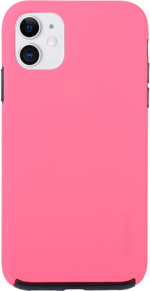 Apple iPhone 11 Hot Pink Backcover hoesje Soft Touch - Kunststof