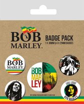 Bob Marley button  set