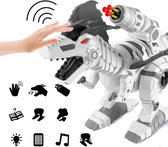 REPEAK High-Tech Dinosaurus - Bestuurbaar Speelgoed - Elektrische Dinosaurus - Kinderspeelgoed - Wit