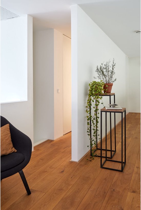 Light & Living Zuil Yarula - Hout/Zwart - Set - Landelijk