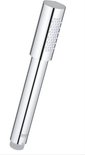 Chroomkleurige GROHE Sena Stick handdouche, met cirkelvormig sproeigebied.