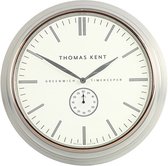 Thomas Kent - Klok Timekeeper zilver - koper Ø50CM