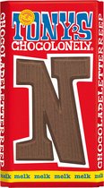Tony's Chocolonely Letterreep N - Melk - 180 gram