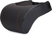Nboard® - Auto Nekkussen - Hoofdsteun Auto - Neksteun - Autostoel Kussen - Ergonomische Hoofdsteun - PU Leer - Zacht Memory Foam