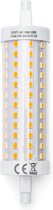LED Lamp - Aigi Trunka - R7S Fitting - 16W - Helder/Koud Wit 6500K - Oranje - Glas - BES LED