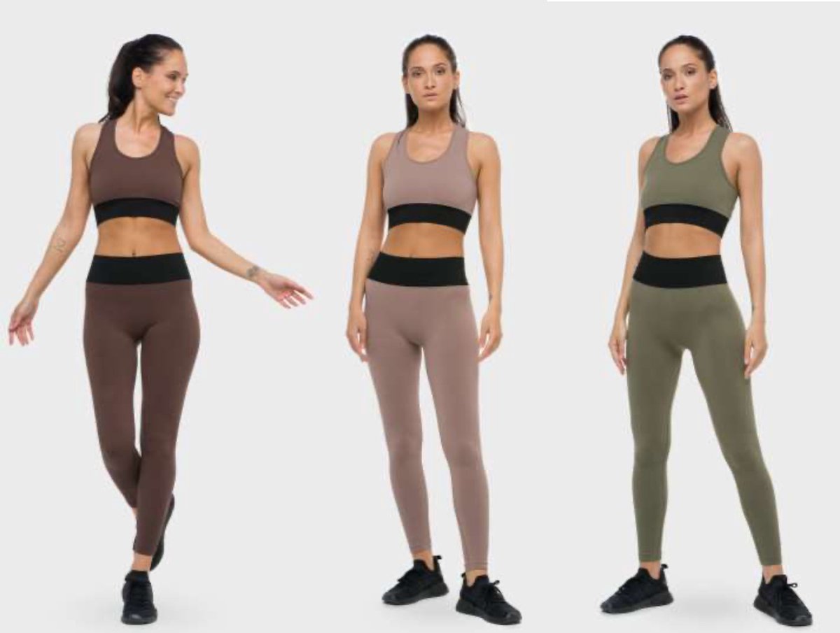 RIVINGTON BRB LEGGINGS - BLACK/OLIVE