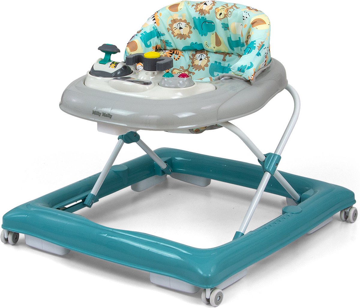 Milly Mally Baby Walker Safari Junior 66 X 62,5 X 64 Cm Petrol