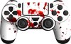 Controller skin - Bloed spetters, Wit, Rood
